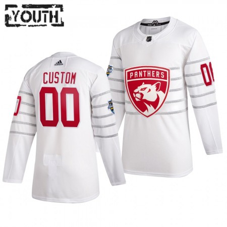 Florida Panthers Personalizado Wit Adidas 2020 NHL All-Star Authentic Shirt - Kinderen